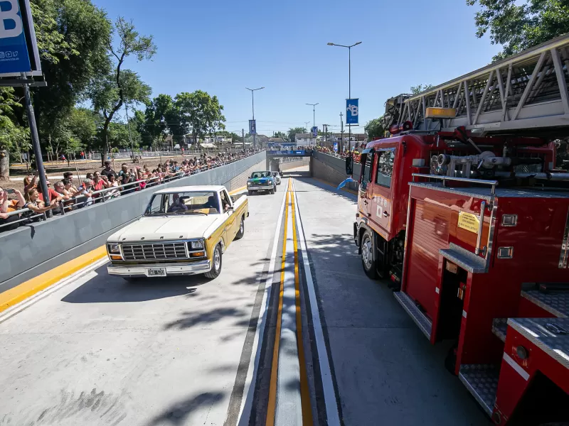 Histórico: El municipio abrió el nuevo paso bajo nivel de Rafael Calzada