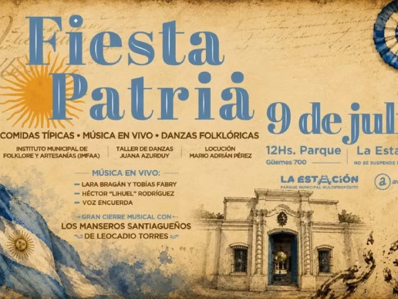 El Municipio celebrará el Día de la Independencia con música, danzas y comidas típicas