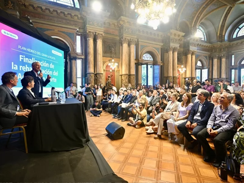 Alak y Kicillof anunciaron la finalizaci&oacute;n del Acueducto Norte y presentaron nuevas obras para la ciudad