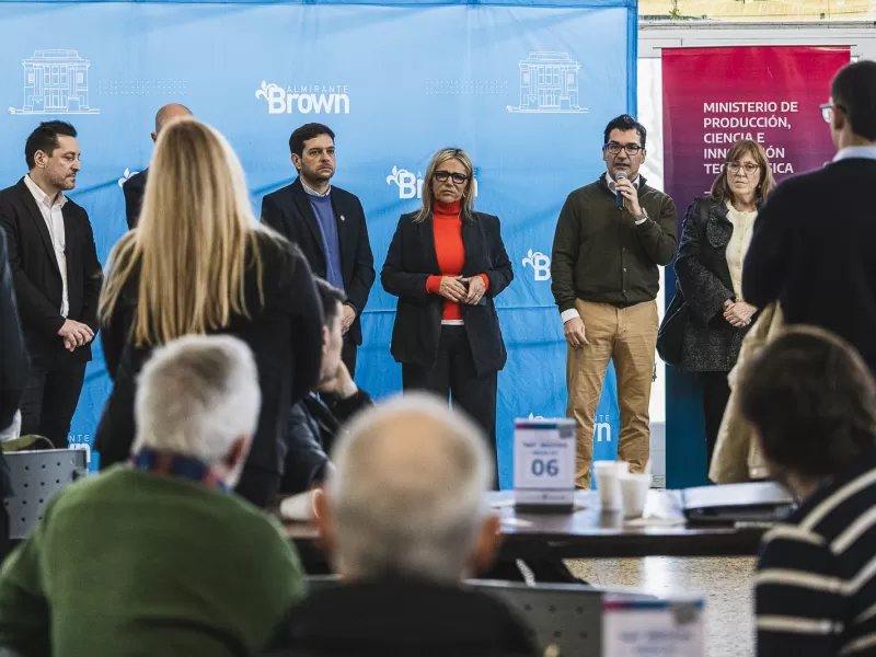 Fabiani y Paula Eichel encabezaron una jornada de trabajo para potenciar a las PyMEs
