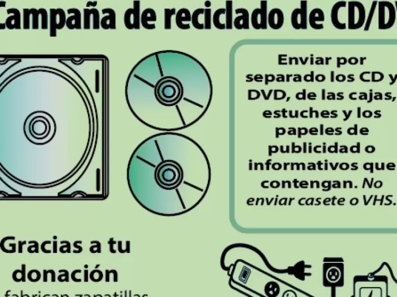 Rotary Club impulsa una campaña para reciclar CD y DVD en desuso