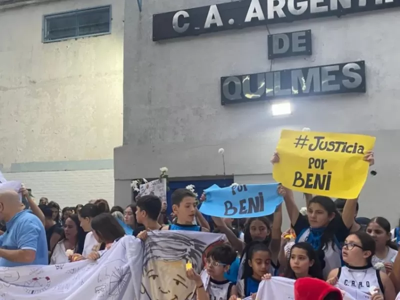 Emotiva marcha para pedir justicia por Benicio
