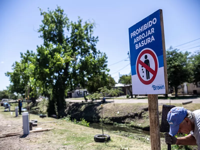 La municipalidad transform&oacute; otro microbasural en un nuevo espacio verde