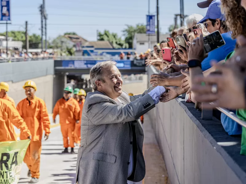 Histórico: El municipio abrió el nuevo paso bajo nivel de Rafael Calzada