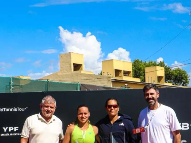 El Municipio acompañó el importante torneo de tenis internacional que consagró a Luisina Giovannini