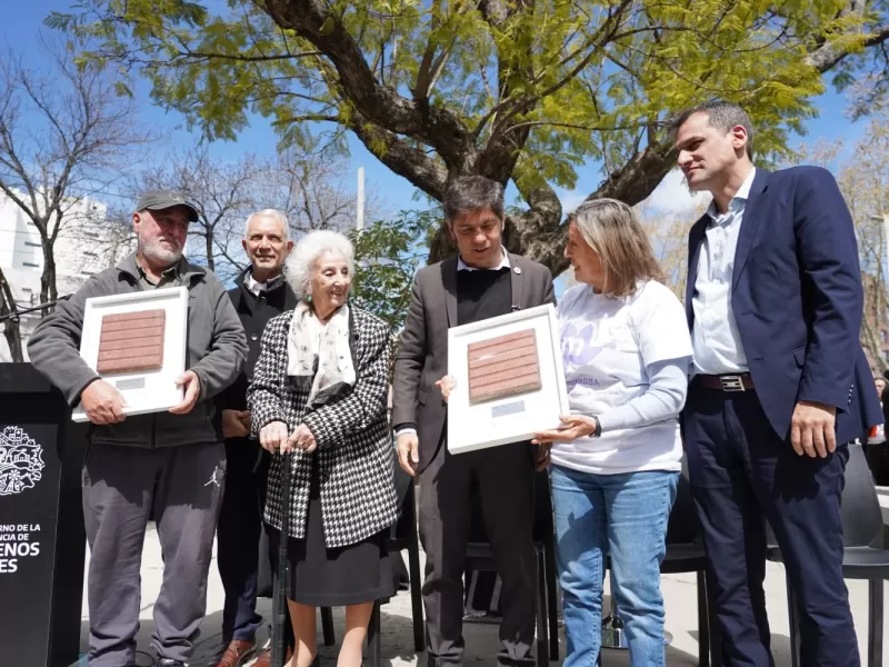 Alak, Kicillof y Estela de Carlotto conmemoraron los 50 a&ntilde;os de la Noche de los L&aacute;pices