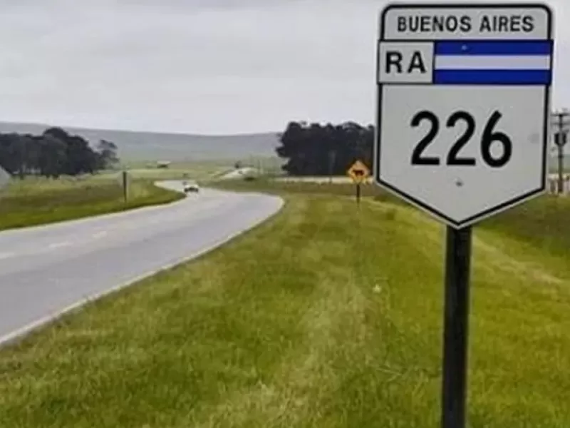 Confirman el ensanchamiento de la Ruta 226 entre Balcarce y Tandil