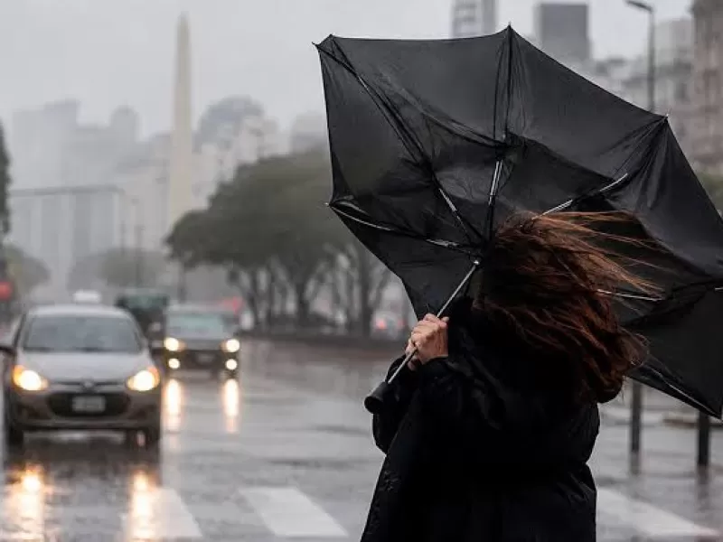 Alerta meteorol&oacute;gica: tormentas fuertes y r&aacute;fagas de hasta 100 km/h en Buenos Aires