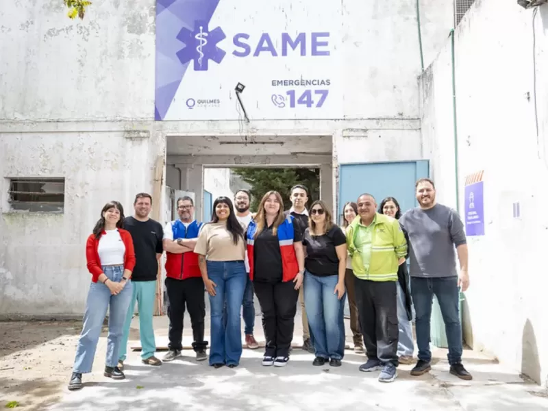 Avanza la obra de refacci&oacute;n y puesta en valor de la Central Administrativa del SAME