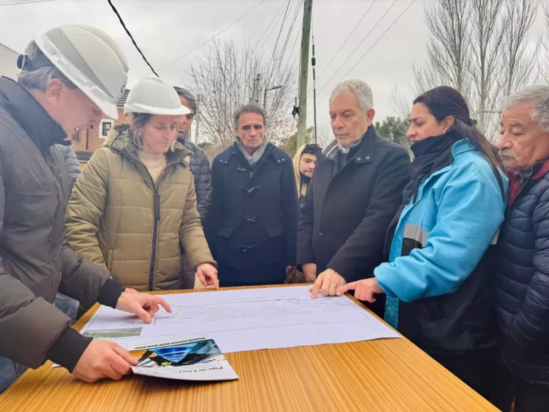 Alak y Katopodis inauguraron los desagües pluviales en la cuenca del Arroyo Maldonado