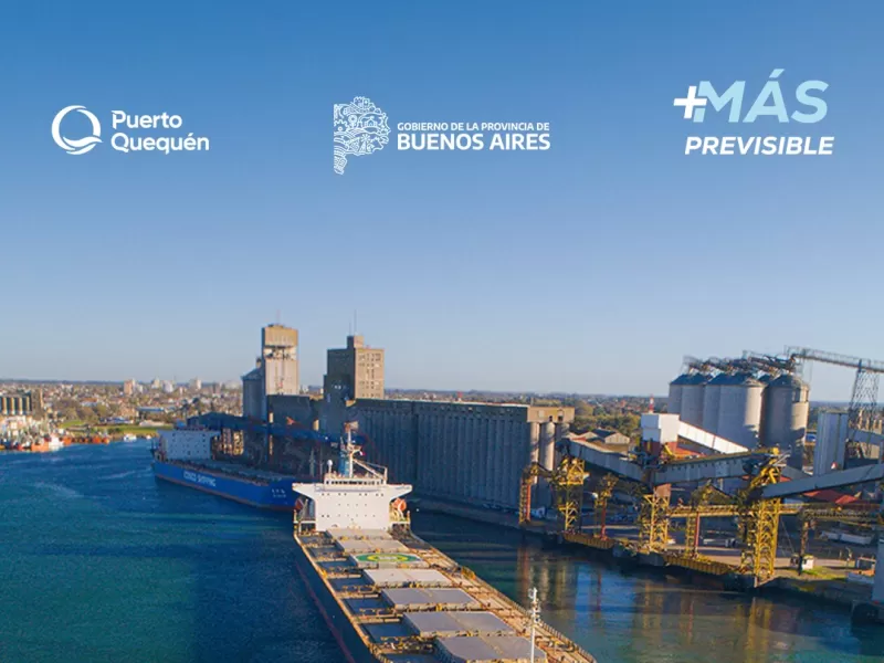 Puerto Quequ&eacute;n inici&oacute; la semana con tres buques operando y otros tres programados para exportaci&oacute;n