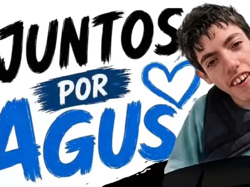 "Unidos por Agust&iacute;n": La campa&ntilde;a solidaria que busca mejorar la calidad de vida de un joven