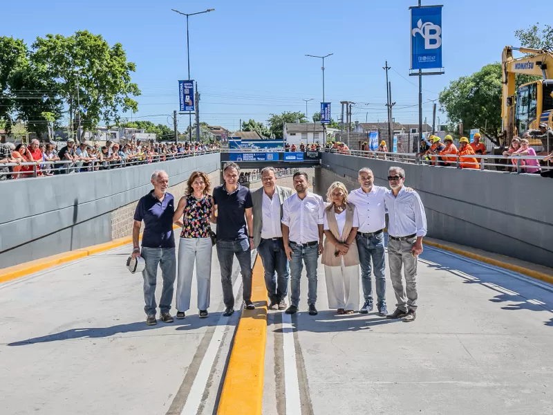 Histórico: El municipio abrió el nuevo paso bajo nivel de Rafael Calzada
