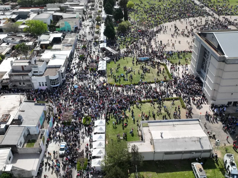 43&deg; aniversario de la Virgen del Rosario: 900.000 personas visitaron el Santuario