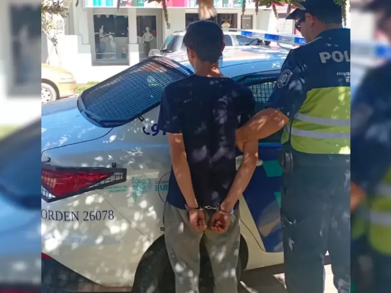 Aprehendieron a un joven de 18 a&ntilde;os acusado de amenazar a un hombre con un arma de fuego
