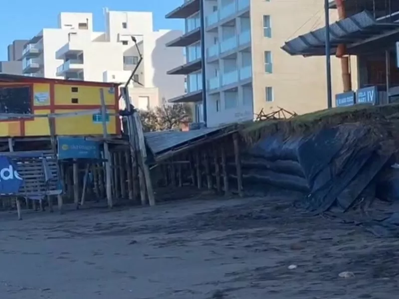 Monte Hermoso: pasada la sudestada, evalúan daños y planifican la reconstrucción