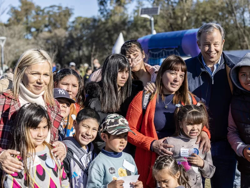 Una multitud celebró el “Día del niño” con actividades culturales y atracciones en la granja educativa municipal