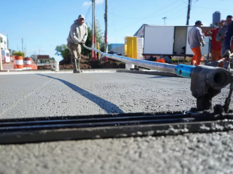 El Municipio avanza con la cuarta etapa de la nueva avenida 60