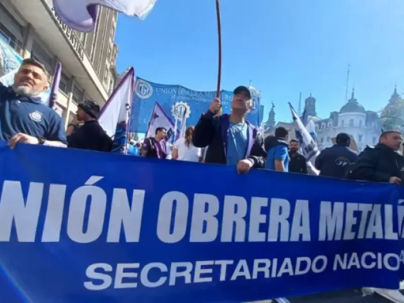 La UOM moviliza en defensa de Abel Furl&aacute;n tras el fallo judicial que orden&oacute; intervenir el gremio