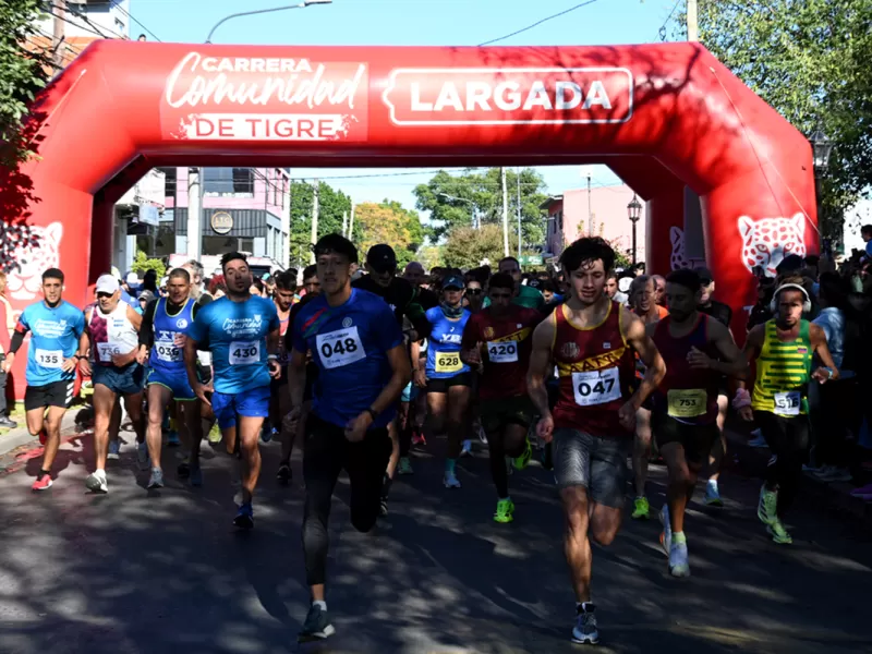 Miles de vecinos participaron de la Carrera Comunidad Tigre por el 140&deg; aniversario de General Pacheco