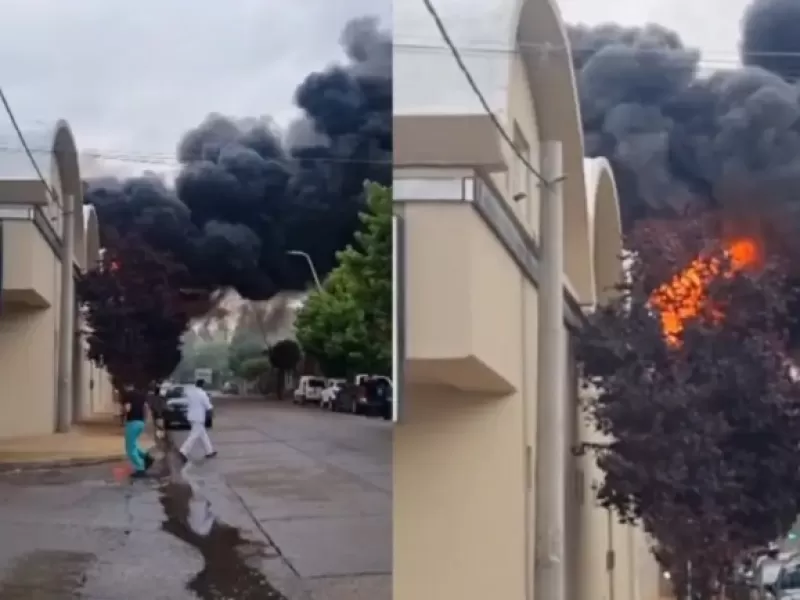 Importante incendio en el Hiper de Aguado de la Cooperativa Obrera: no hubo heridos, pero sí daños materiales