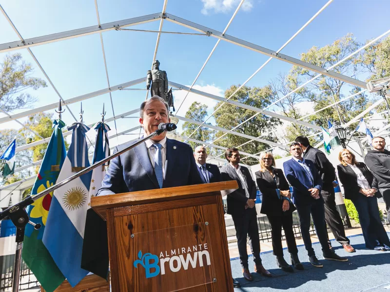 Pueblo y Gobierno de Alte Brown conmemoraron el 153° aniversario del distrito