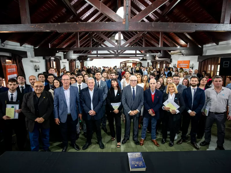 Carlos Balor particip&oacute; del acto de jura de abogados y abogadas