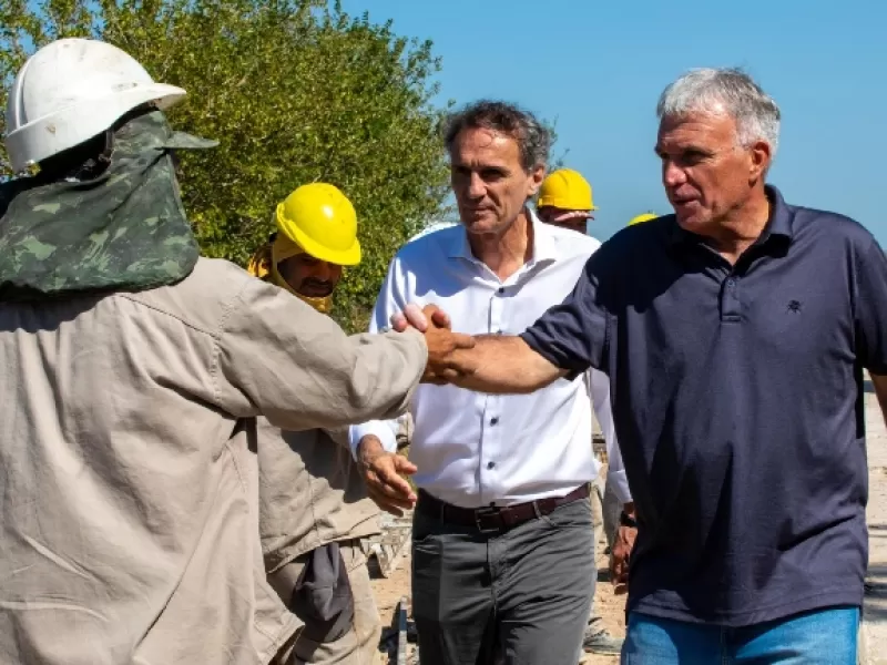 Balor y Katopodis supervisaron la repavimentaci&oacute;n de calle 109 entre 5 y 11