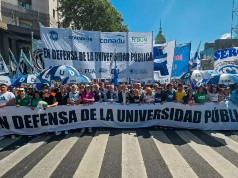 Universidades nacionales realizan un nuevo paro por salarios y financiamiento