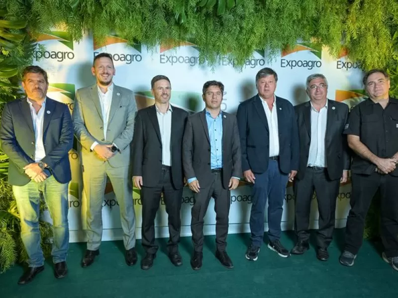 En Expoagro, Kicillof cuestion&oacute; el modelo econ&oacute;mico de Milei y reclam&oacute; pol&iacute;ticas para sostener la producci&oacute;n
