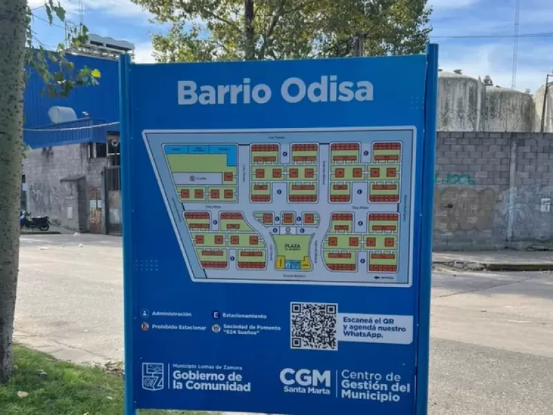 Vecinos de Barrio Odisa crearon el primer mapa referencial para mejorar la orientaci&oacute;n y el acceso a servicios