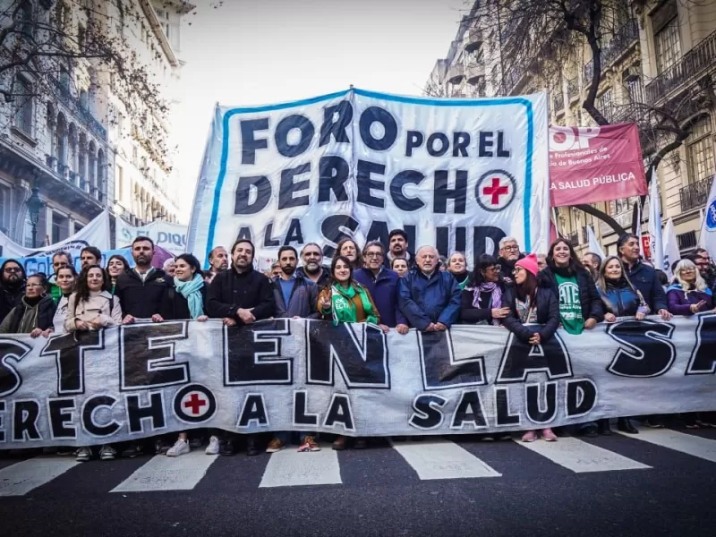 Trabajadores de la salud marchar&aacute;n contra el ajuste de Javier Milei y convocan a un paro nacional