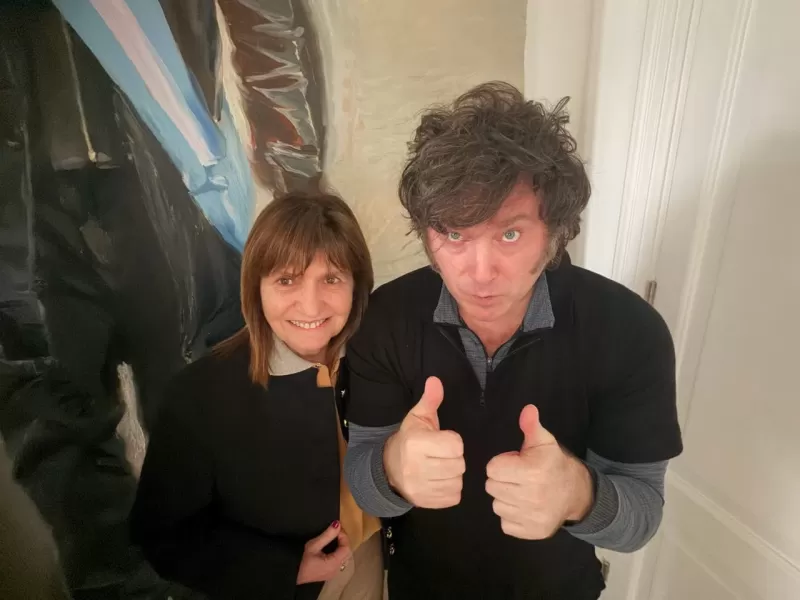 Patricia Bullrich se reuni&oacute; con Javier Milei en Olivos en medio de las tensiones internas de La Libertad Avanza