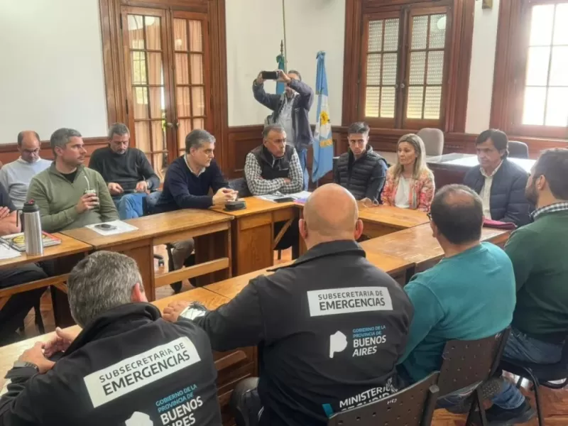 Inundaciones en el interior bonaerense: Hubo reunión entre Provincia y Nación para dar respuesta al campo