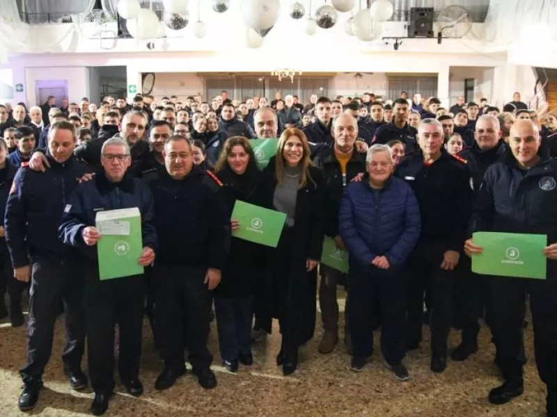Nueva entrega de subsidios para los bomberos voluntarios
