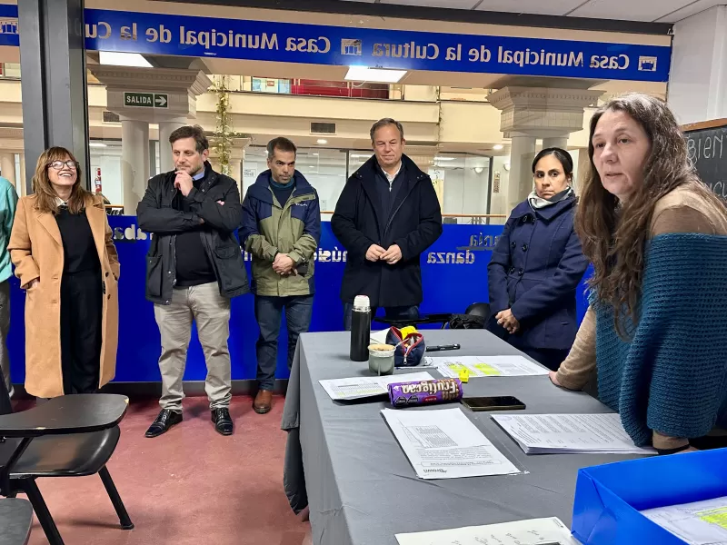 Cascallares acompañó a los trabajadores que concursan fortaleciendo la carrera municipal