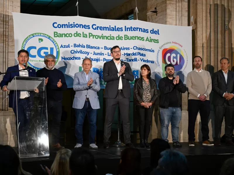 La Bancaria expresó su respaldo a Axel Kicillof de cara a las elecciones legislativas