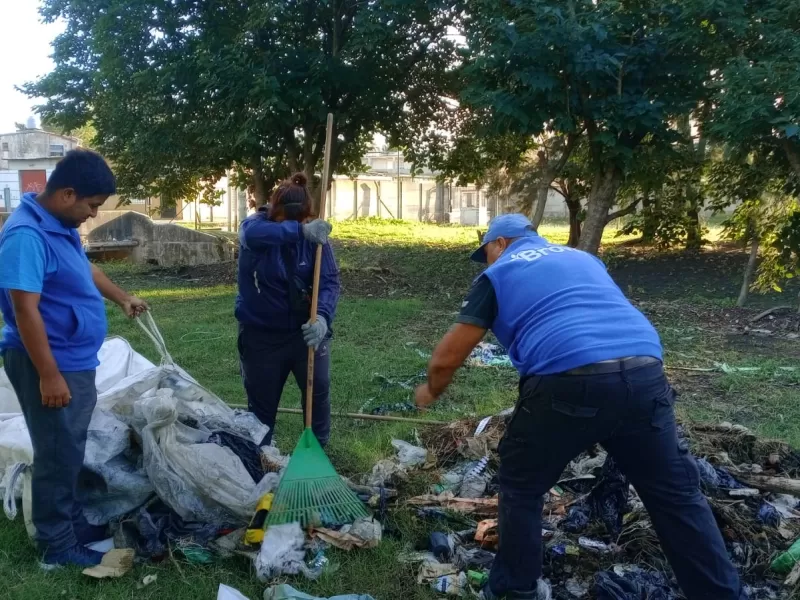 Los equipos del municipio contin&uacute;an trabajando para mitigar los efectos de la tormenta