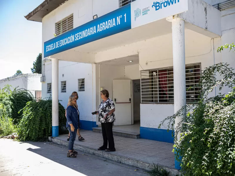 El municipio avanza con importantes obras en la escuela agraria