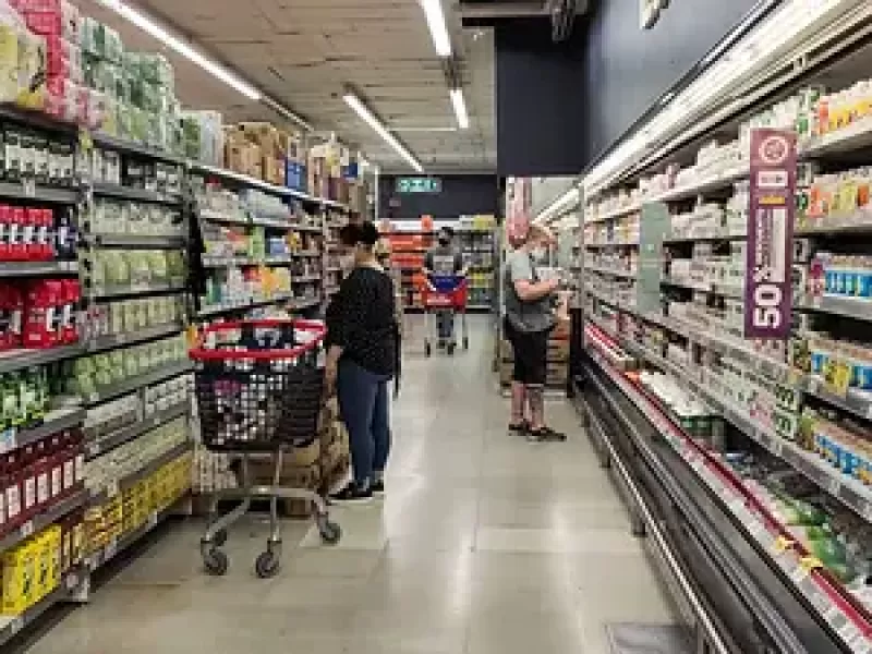Las ventas en supermercados cayeron 2,1% interanual en julio
