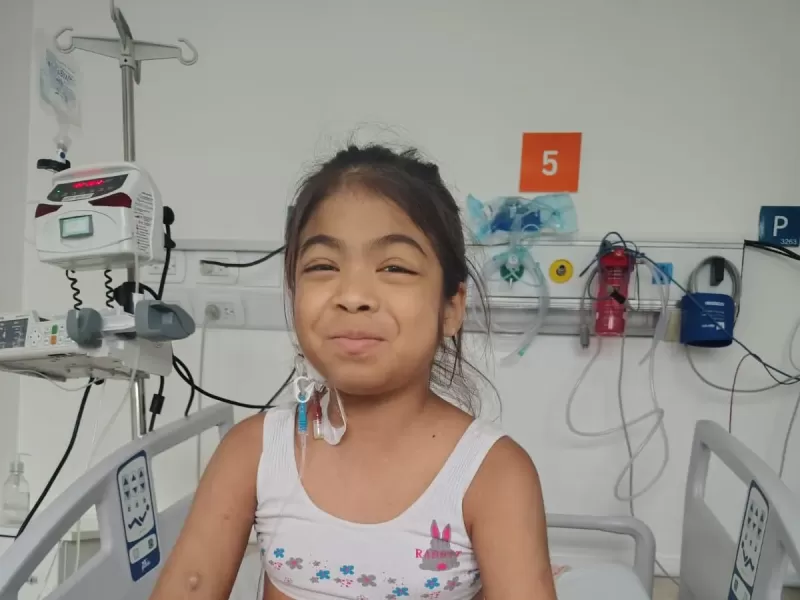 Nahiara G&oacute;mez se recupera de un trasplante renal y su familia pide ayuda para acondicionar su casa en Don Bosco