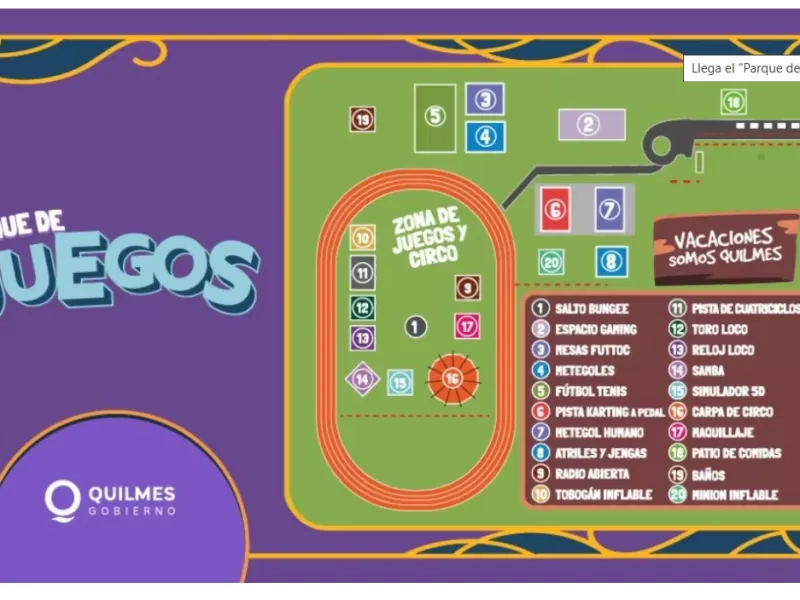 Lanzan el “Parque de Juegos” con circo, videojuegos, deportes y foodtrucks