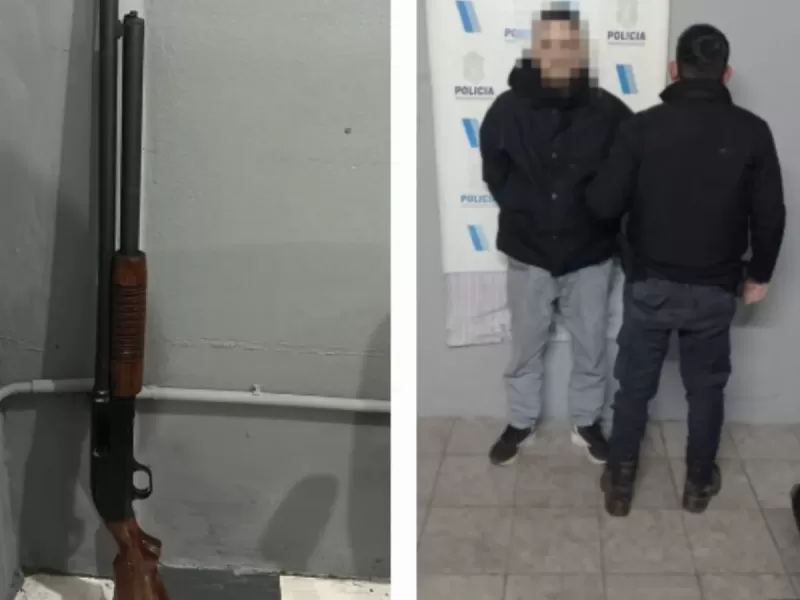 Detuvieron a un hombre armado tras una crisis nerviosa