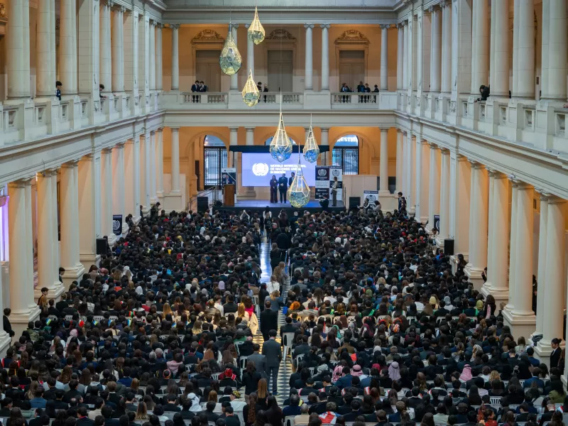 Galland inauguró la novena edición del Modelo ONU La Plata