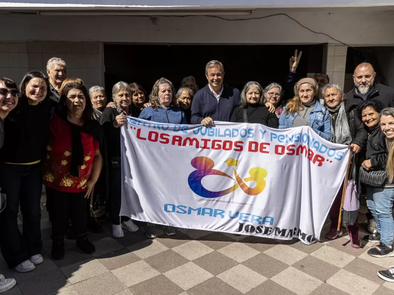 Cascallares compartió una jornada recreativa junto a un centenar de jubilados