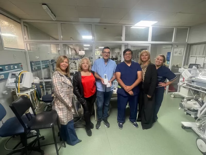 El Hospital incorpor&oacute; un equipo clave para Neonatolog&iacute;a gracias a una donaci&oacute;n