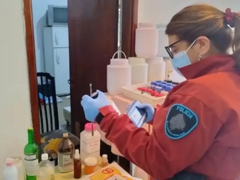 Allanaron un laboratorio clandestino de drogas sintéticas en Sarandí