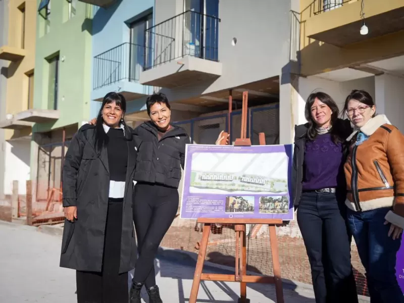 Avanzan las obras de 28 viviendas en el barrio La Odisea