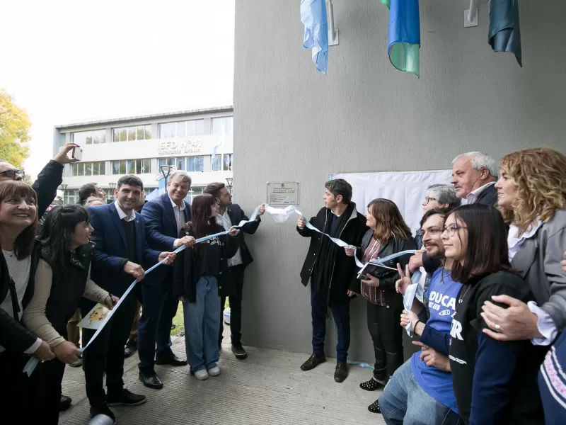 Inauguraron el nuevo edificio del instituto de formación docente n° 41