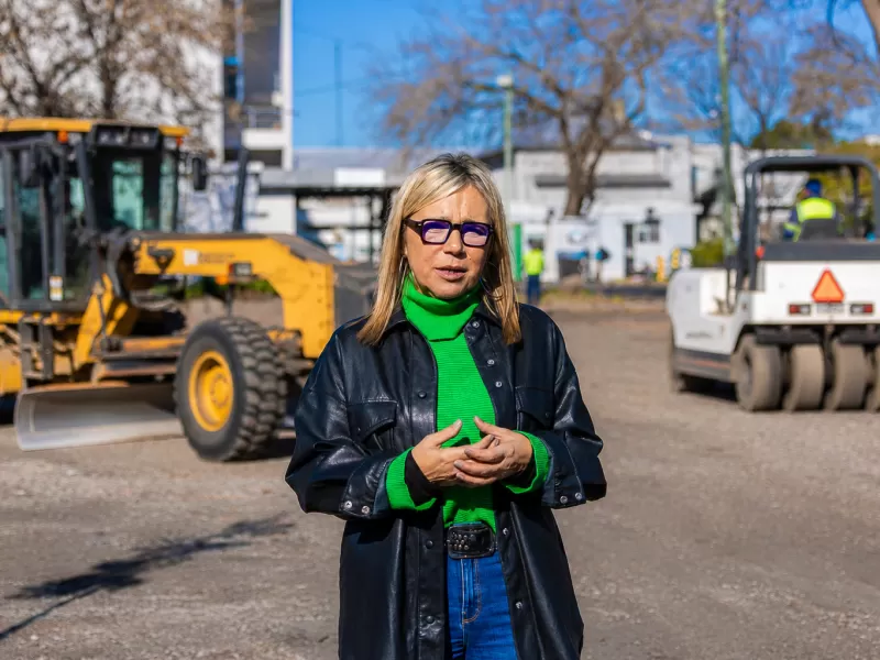 El Municipio realiza obras y mejoras en los accesos del Hospital Provincial Lucio Mel&eacute;ndez